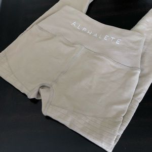 Alphalete Revival R6 Leggings - Taupe - XS